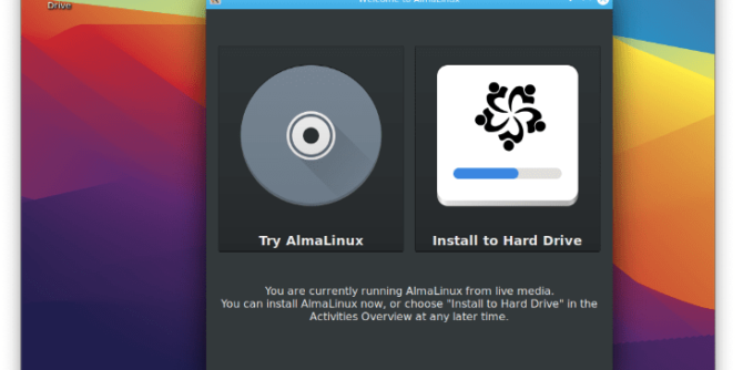 AlmaLinux 9 a RedHat Linux now with KDE and Xfce desktops