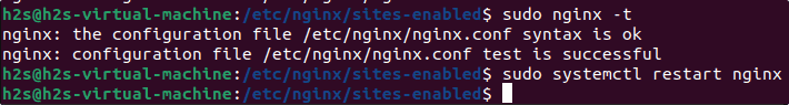 Check the Nginx for any configuration error