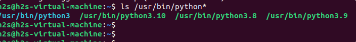 Check what python versions are available on Ubuntu