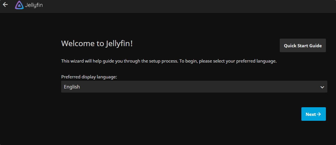 Configure Jellyfin media server
