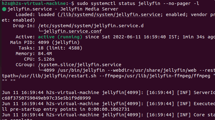 Enable and Start Jellyfin Server ubuntu 22.04
