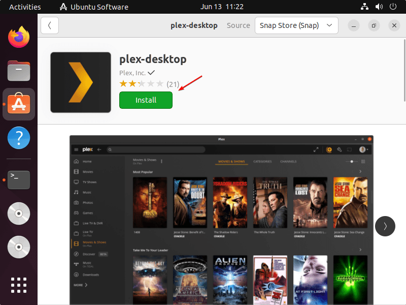 Install Plex client for Linux desktop