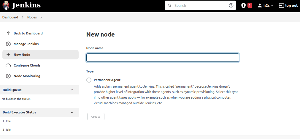 New Node in Jenkins Ubuntu 22.04