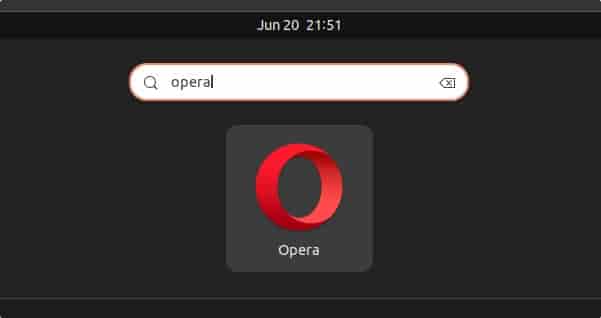 Run Opera Browser