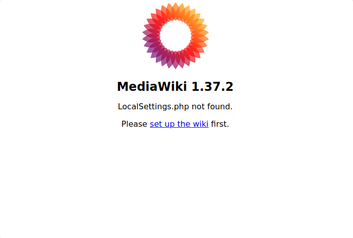 Setup Wiki first Linux