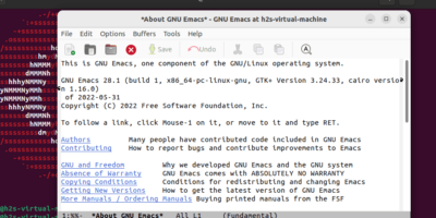 Emacs 28 Ubuntu 20.04 install
