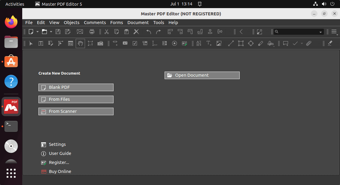 Install MasterPDF Editor on Ubuntu 22.04 LTS Linux