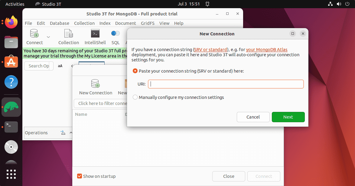 Installez Studio 3T ou Robo 3T sur Ubuntu 22.04 Jammy