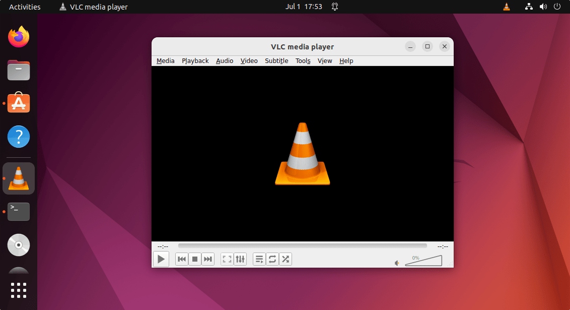 Install VLC player on Ubuntu 22.04 LTS Jammy