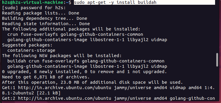 install Buildah on Ubuntu 20.04 or 22.04