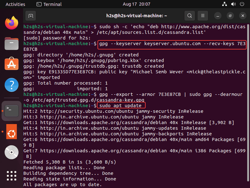 Add Cassandra Repository on Ubuntu 22.04