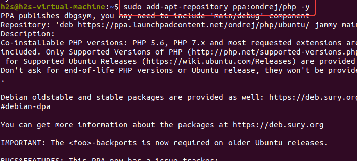 Add Ondrej PPA Repository on Ubuntu 22.04