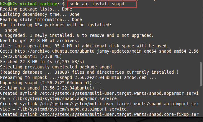 Install Snapd on Linux Mint 21