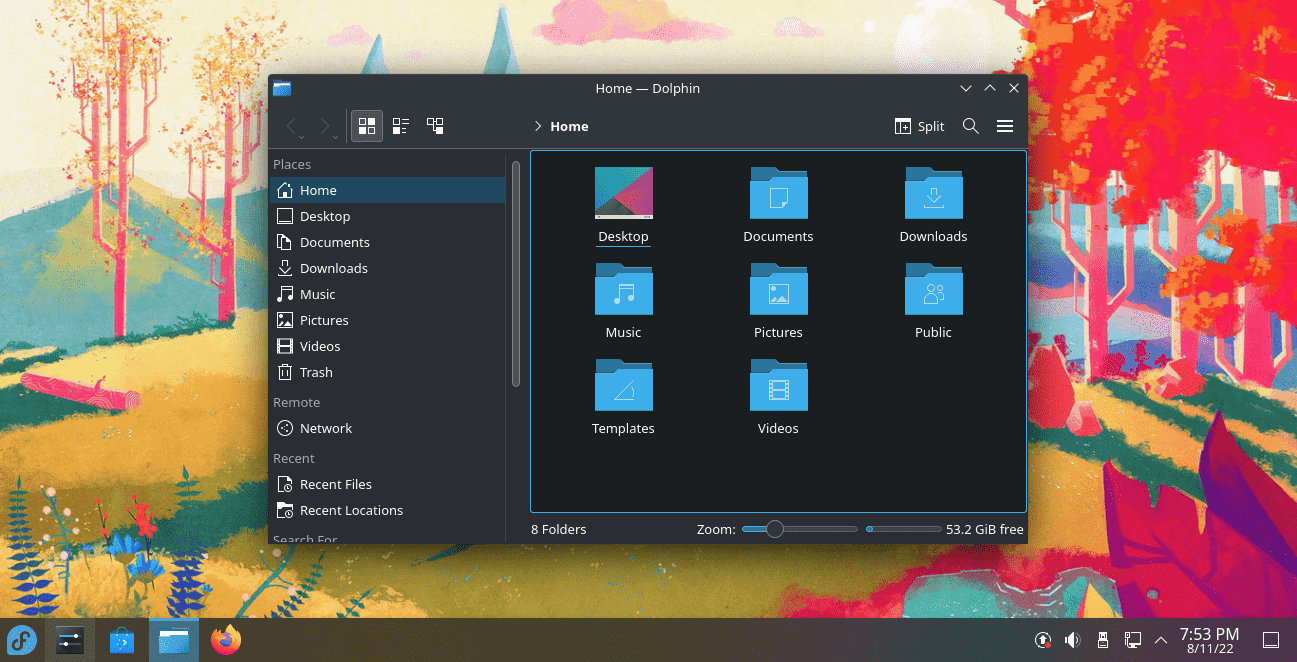 KDE screenshot