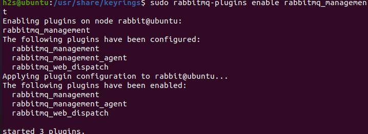 RabbitMQ GUI Web Management