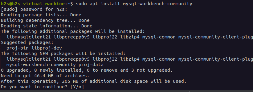 Use Apt to install MySQL Workbench
