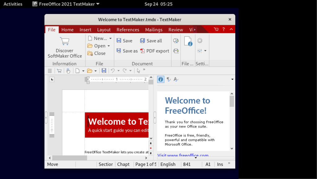 Install FreeOffice on Debian 11 Bullseye