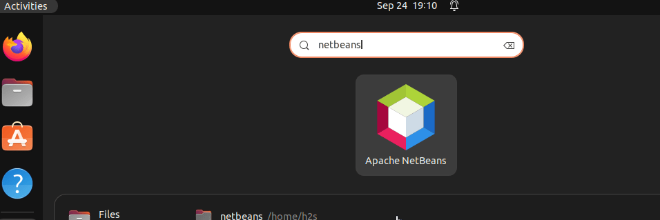 Launch Netbeans on Ubuntu 22.04 or 20.04