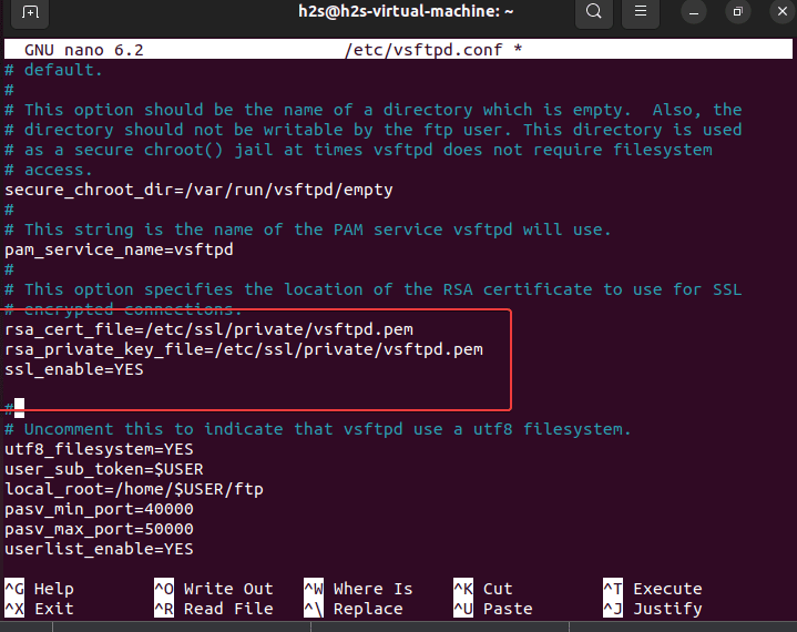 Setup SSL TSL for Vsftpd Ubuntu 22.04