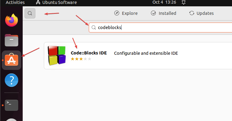 Codeblocks IDE GUI
