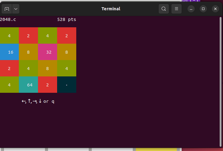 Install 2048 text based math terminal game on Ubuntu Linux