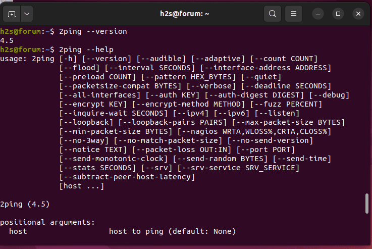 Install 2ping on Ubuntu 22.04 or 20.04 Linux