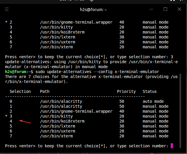 Set Kitty as Default Ubuntu Terminal 22.04 20.04
