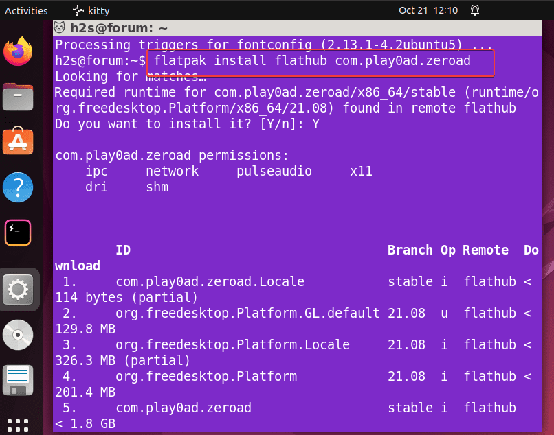 Use Flatpak to install 0 A.D on Ubuntu 22.04 11