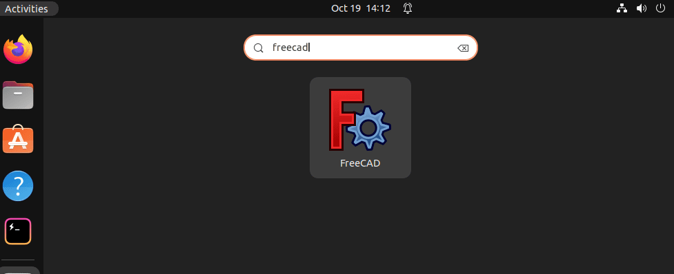 run freeCAD on Linux systems