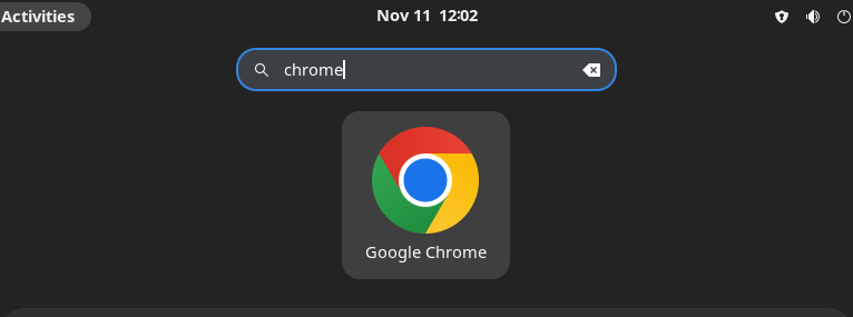 Launch Chrome browser in Linux