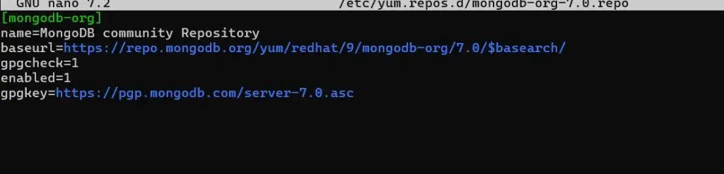 Adding MOngoDB repository