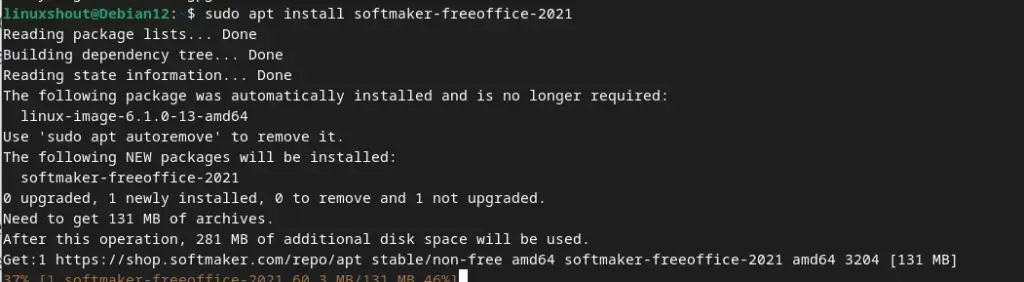 Installing FreeOffice 2021 on Debian 12 Linux