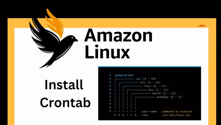 installing crontab on Amazon Linux 2023