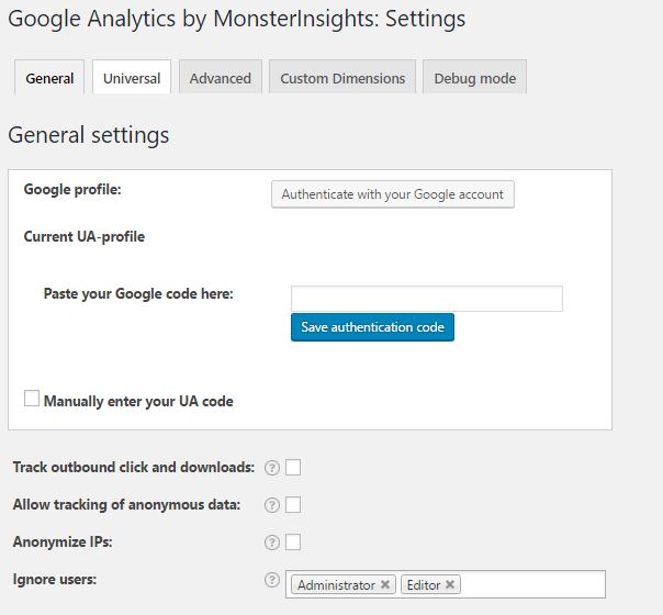  Google Analytics by Monsterinsights
