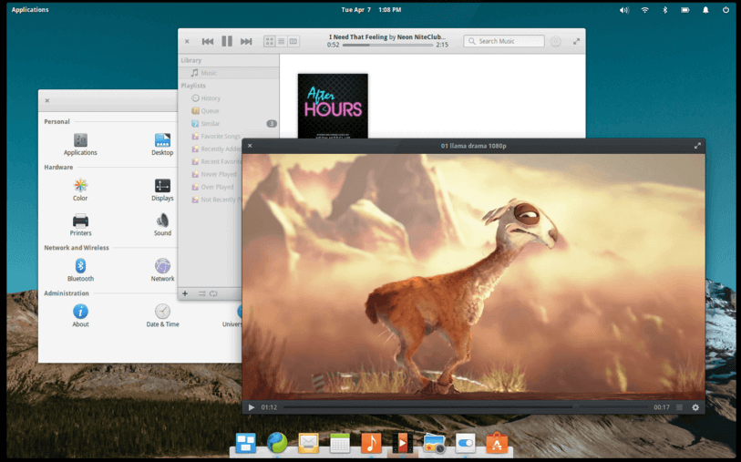 Pantheon Linux Desktop Environment Elementry for Hidpi displays
