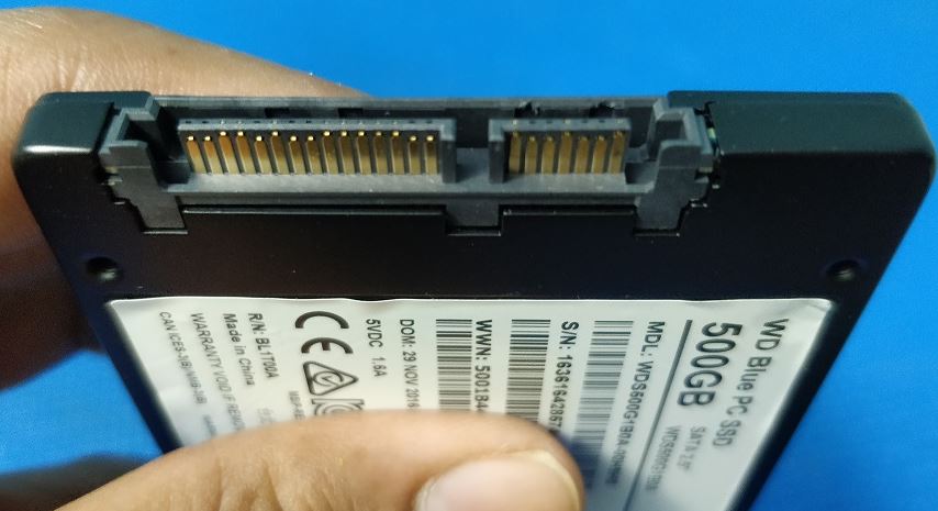 WD SSD blue SAta port connectors review