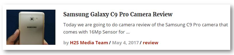 Samsung Galaxy C9 pro camera review
