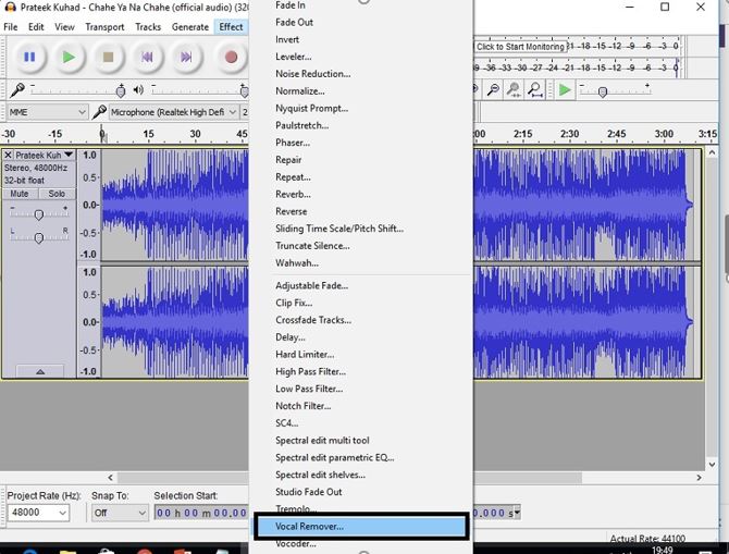 how to create karaoke tracks by removing vocals