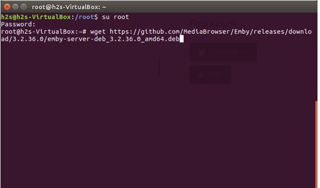 EMBY media server setup guide on Ubuntu via command line