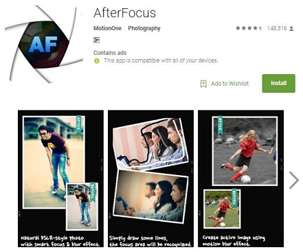 Afterfoucs for android