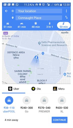 Google Map Motorcycle mode and carpool