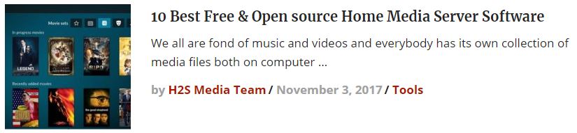 best open source video servers