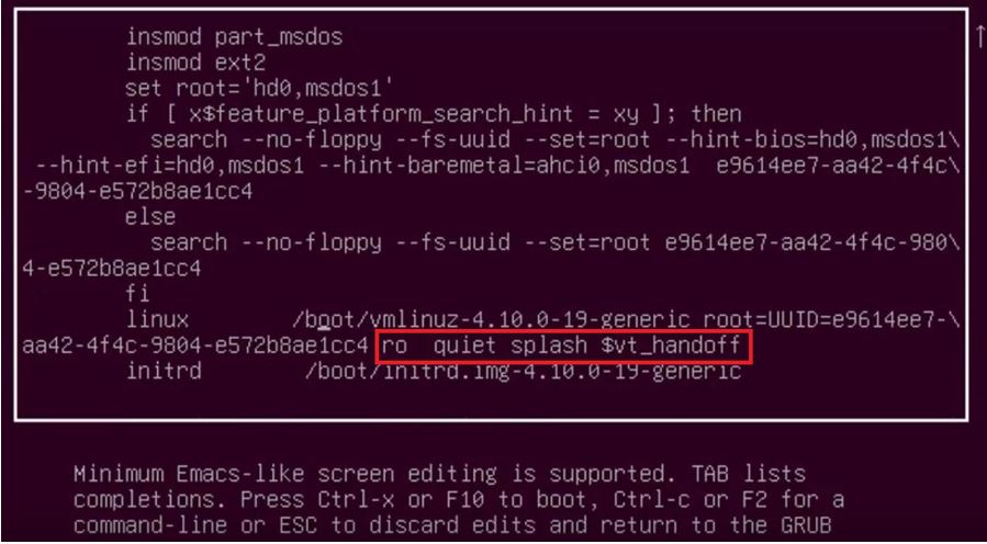 how to reset forgotten root password in Ubuntu 17.0