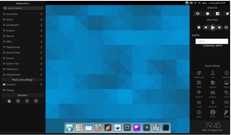 BlankOn X Linux desktop best looking distro