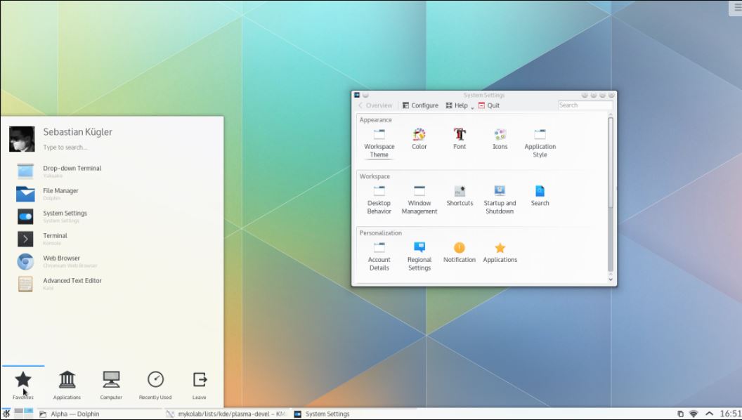 KDE Plasma 5 ( Native)
