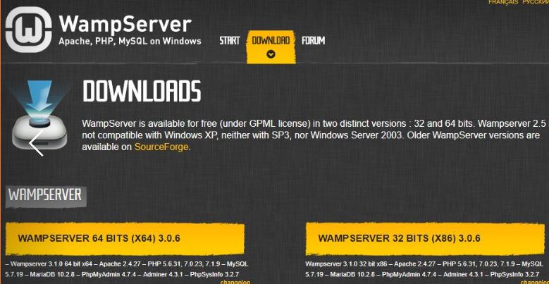 Install WAMP server in windows 10, windows 7 and windows 8