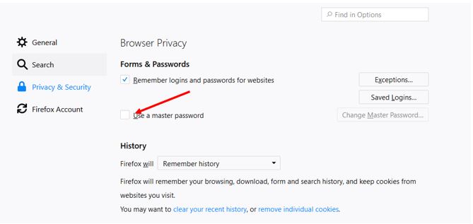 Privacy and security in Mozilla Firefox quantum browser