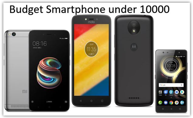 Top 5 budget smartphones under Rs.10000