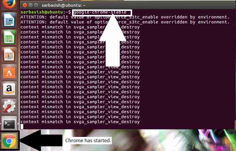 Open Ubuntu Using command line terminal