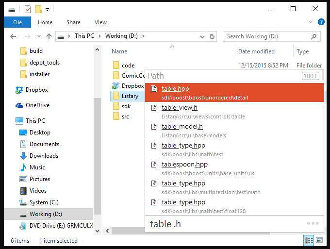 Listary – File Search & App Launcher for windows dektop